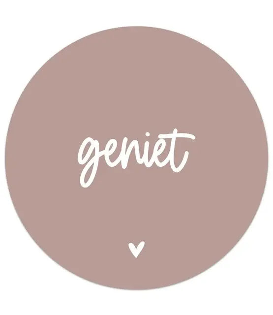 Zoedt: muurcirkel oudroze 20 cm - Geniet