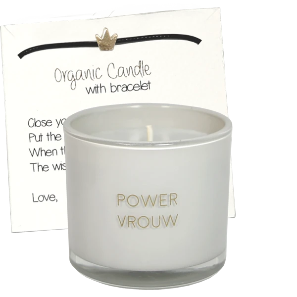 My flame: GEURKAARS MET WENS-ARMBAND - POWERVROUW - AMBER'S SECRET