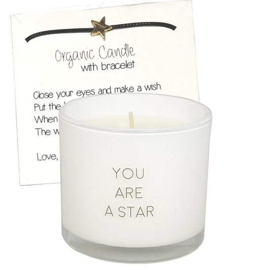 My flame: GEURKAARS MET WENS-ARMBAND - YOU ARE A STAR