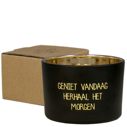 My Flame: SOJAKAARS - GENIET VANDAAG HERHAAL HET MORGEN - GEUR: WARM CASHMERE