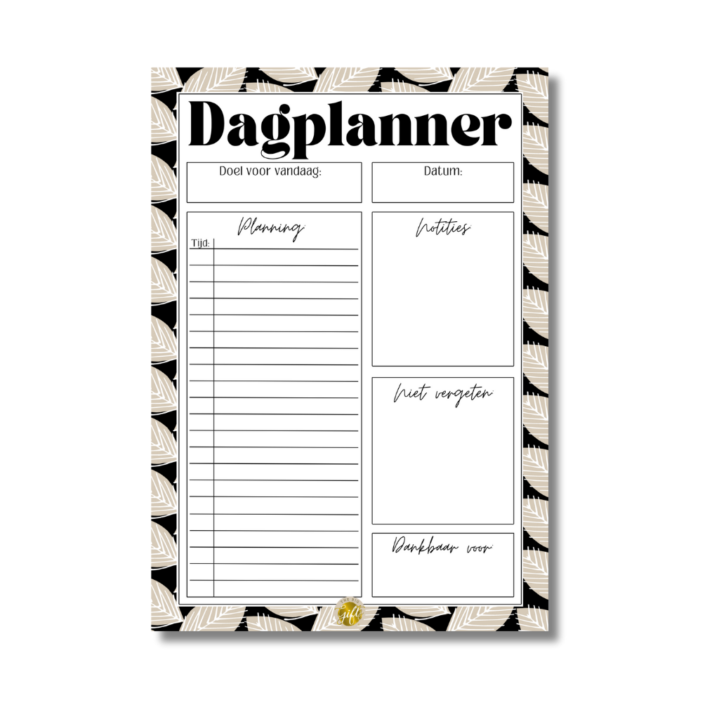 The big gifts: dagplanner