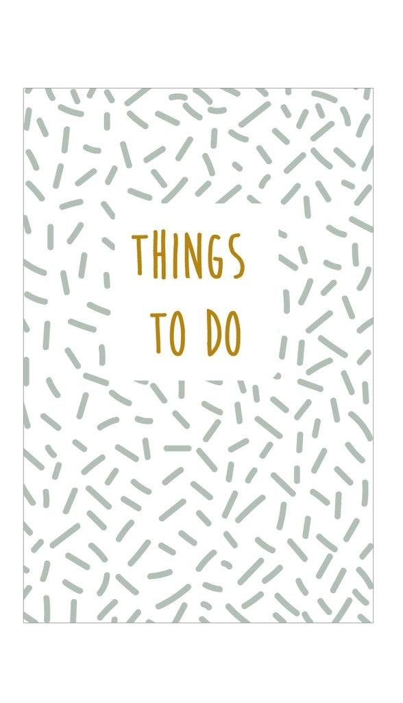 Mail-box: Blocnote - things to do