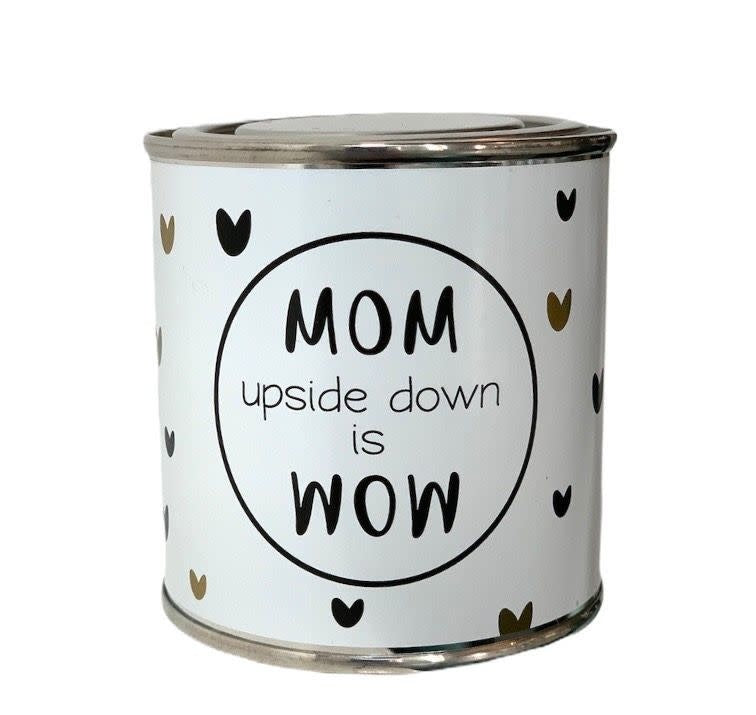 The big gifts: snoepblikje Mom upside down is wow