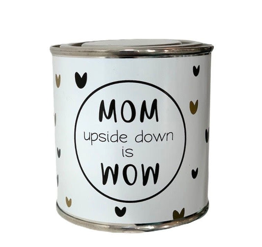 The big gifts: snoepblikje Mom upside down is wow