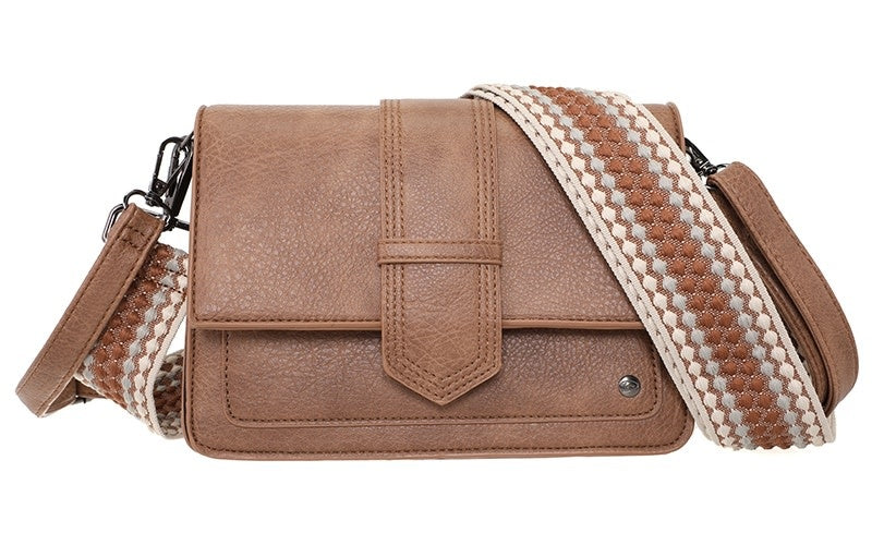 I'm dutch: handtas - schoudertasje Rione - camel