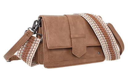 I'm dutch: handtas - schoudertasje Rione - camel