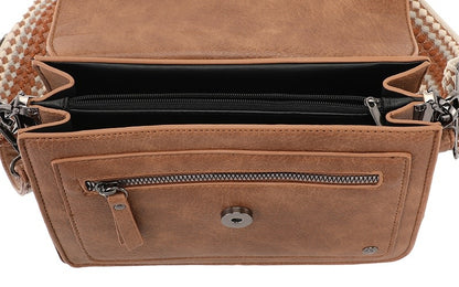 I'm dutch: handtas - schoudertasje Rione - camel