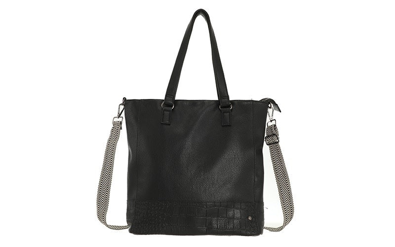 I'm dutch: handtas - schoudertas shopper Clever - Black