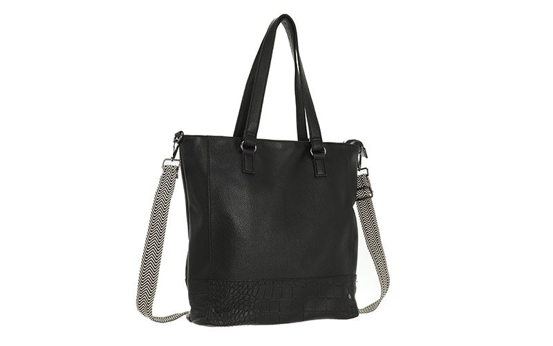 I'm dutch: handtas - schoudertas shopper Clever - Black