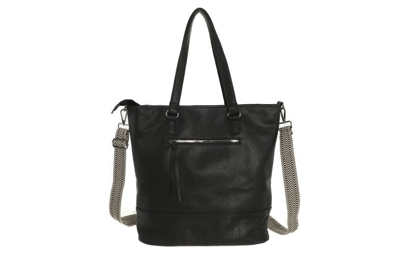 I'm dutch: handtas - schoudertas shopper Clever - Black
