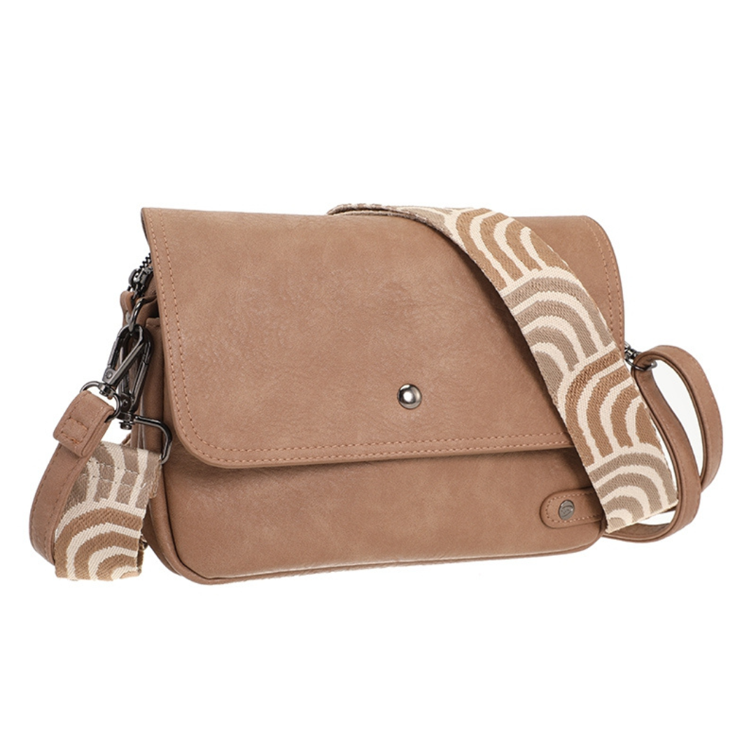 I'm dutch: Handtas - schoudertasje Rennes - camel