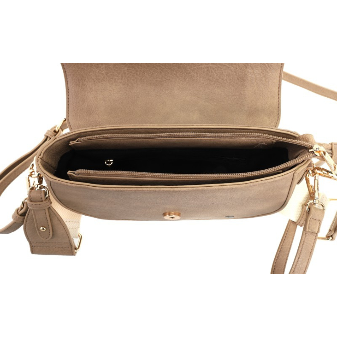 I'm dutch: Handtas - crossbody tas Austin - khaki