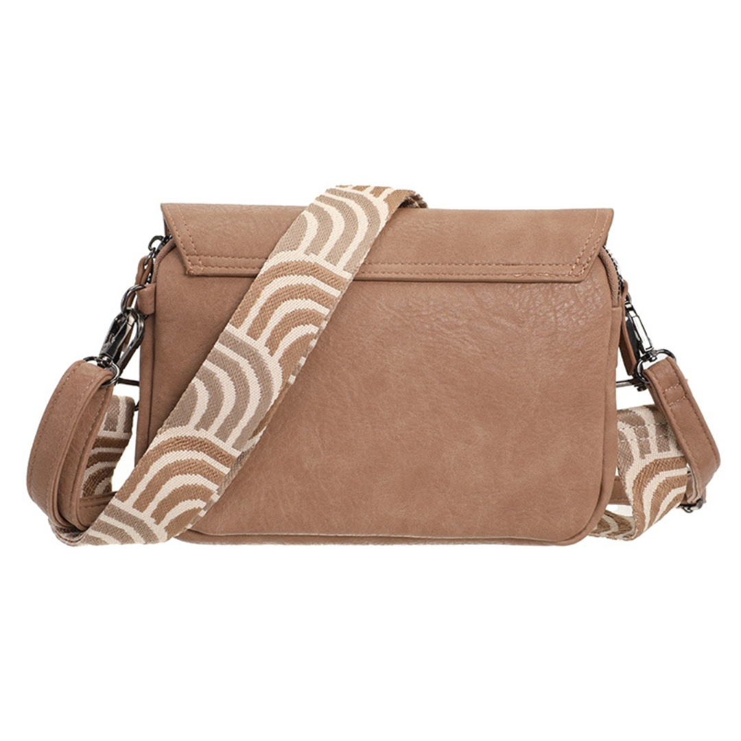 I'm dutch: Handtas - schoudertasje Rennes - camel