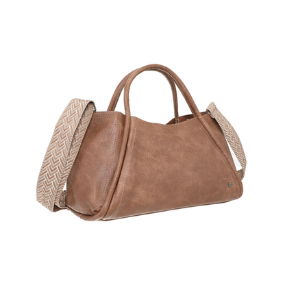 I'm dutch: handtas - schoudertas Tivoli - camel