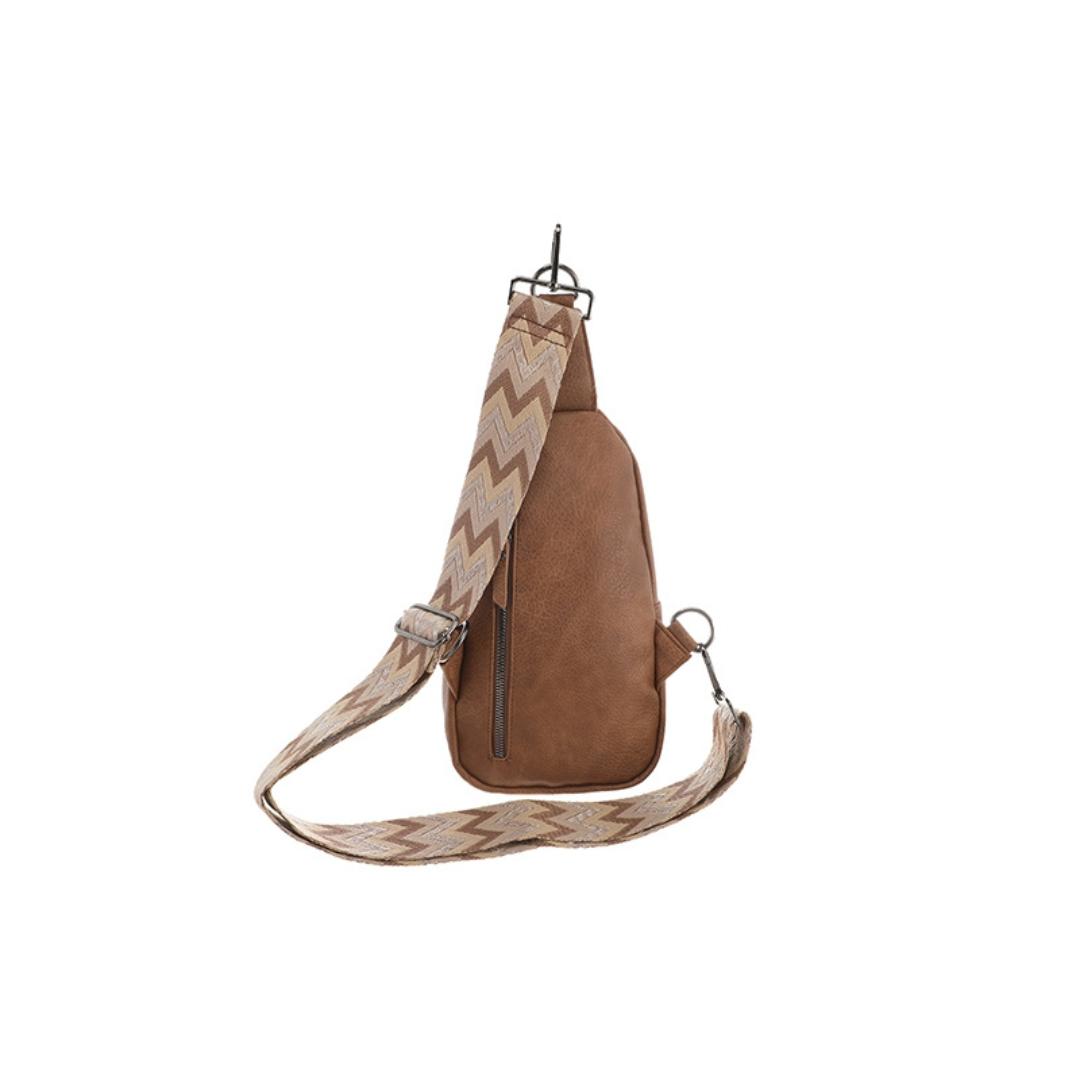 I'm dutch: handtas - Camel crossbodytas Mattie