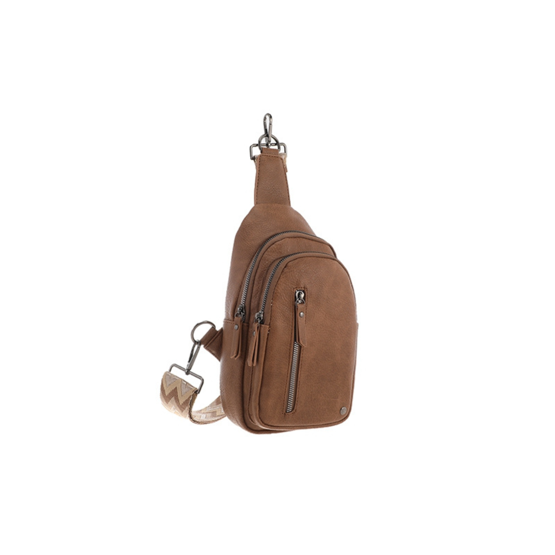 I'm dutch: handtas - Camel crossbodytas Mattie