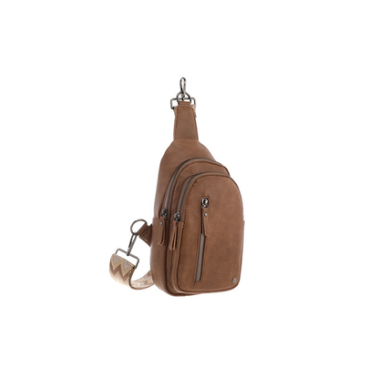 I'm dutch: handtas - Camel crossbodytas Mattie