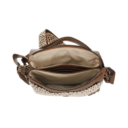 I'm dutch: Handtas - Camel dot Weston schoudertasje