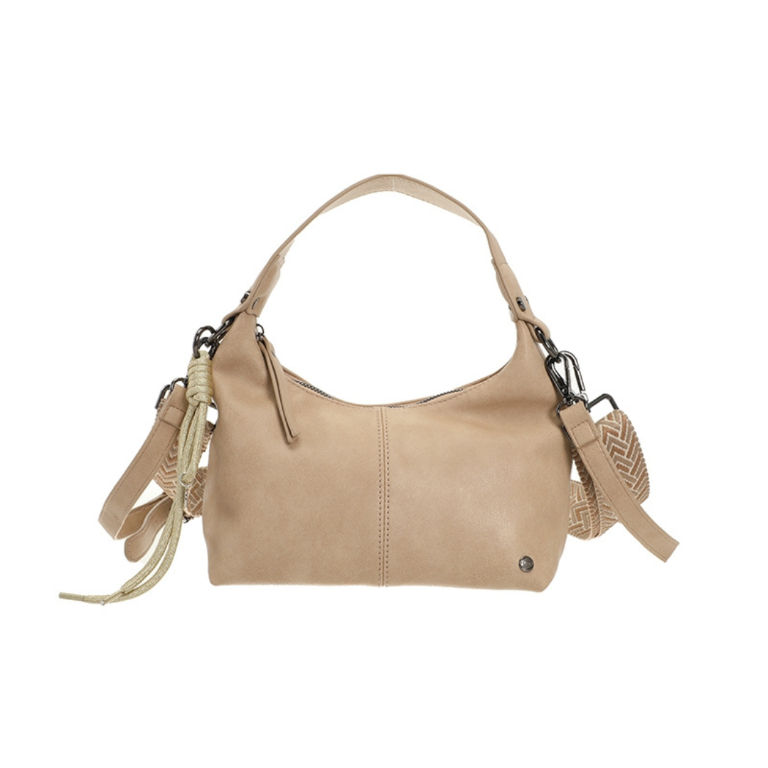 I'm dutch: Handtas - schoudertasje Quinn - taupe