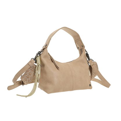 I'm dutch: Handtas - schoudertasje Quinn - taupe