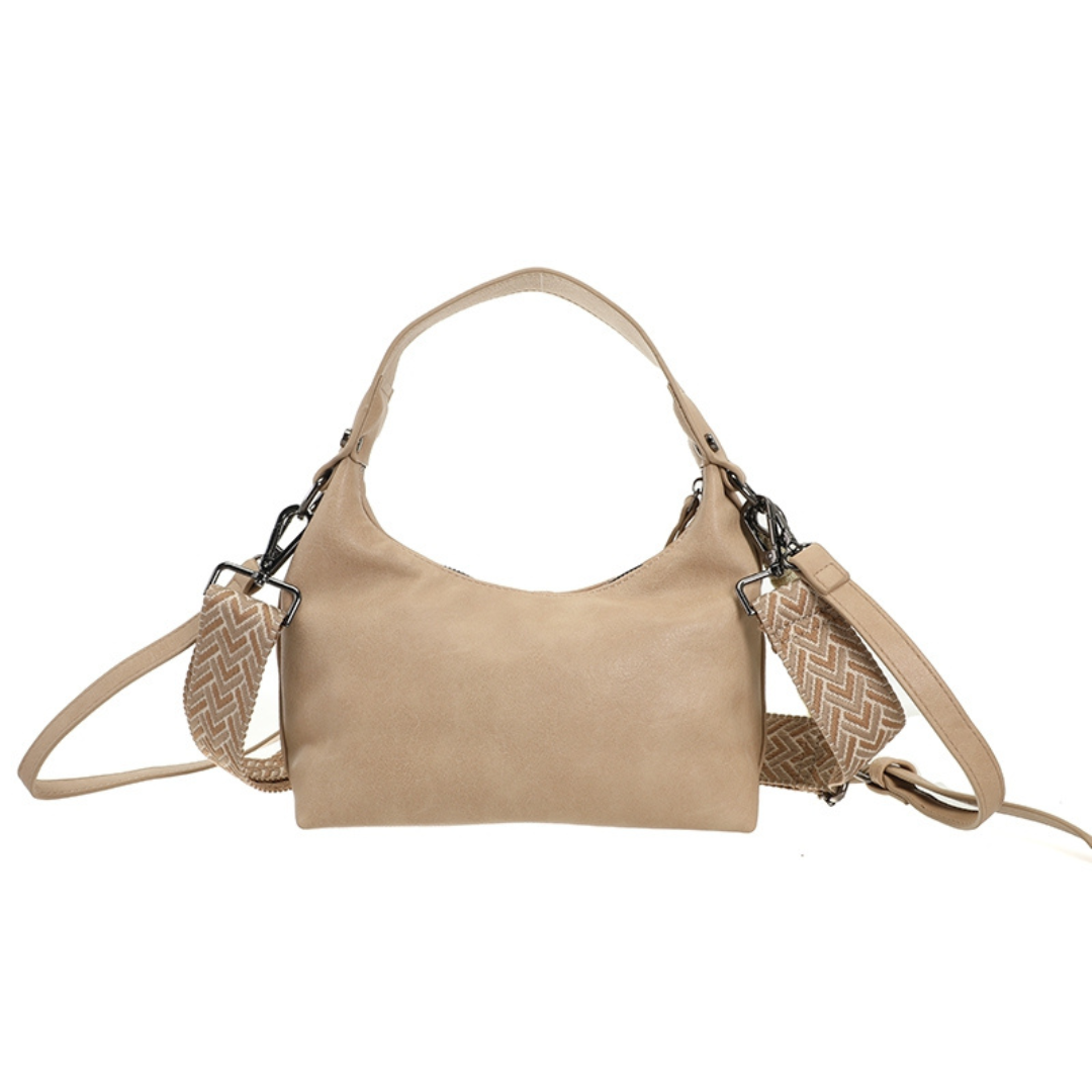 I'm dutch: Handtas - schoudertasje Quinn - taupe