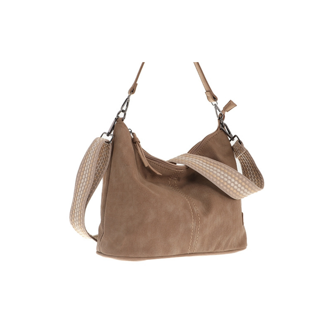 I'm dutch: handtas - schoudertas Palma - camel