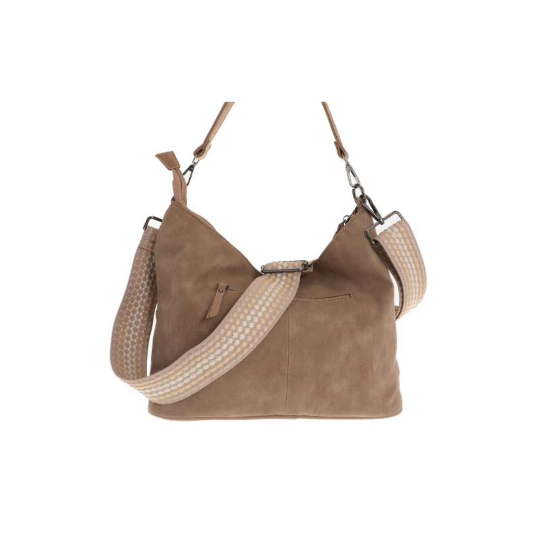 I'm dutch: handtas - schoudertas Palma - camel