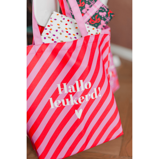 KP: Canvas tas - hallo leukerd