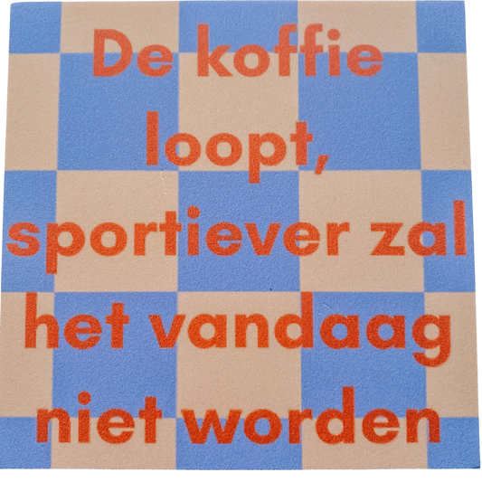 LE: tegeltje forex - de koffie loopt, sportiever zal het vandaag niet worden