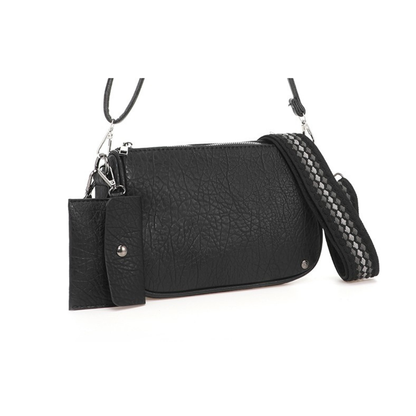 I'm dutch: Handtas - schoudertasje Bretagne - black