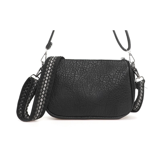 I'm dutch: Handtas - schoudertasje Bretagne - black