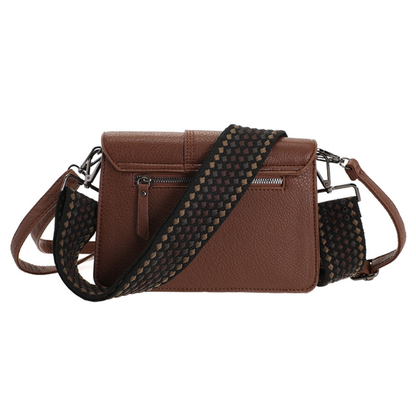 I'm dutch: handtas - schoudertasje Rione - dark camel