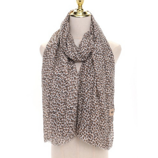 I'm dutch: Sjaal Lome - leopard
