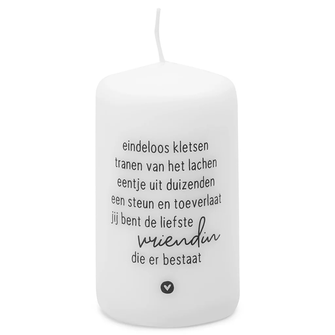 Zoedt: kaars klein - vriendin