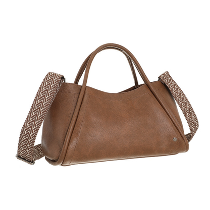 I'm dutch: handtas - schoudertas Tivoli - dark camel