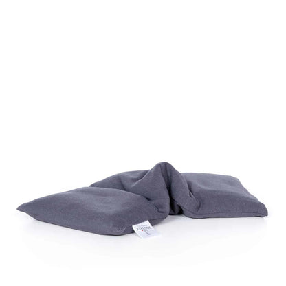 Jannekes warmtesjaal jersey grijs| biologisch lijnzaad | oogkussen 25×13 cm