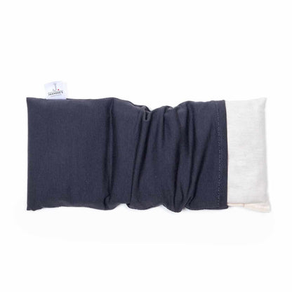 Jannekes warmtesjaal jersey grijs| biologisch lijnzaad | oogkussen 25×13 cm