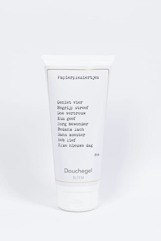 Papierpleziertjes - douchegel: elke nieuwe dag
