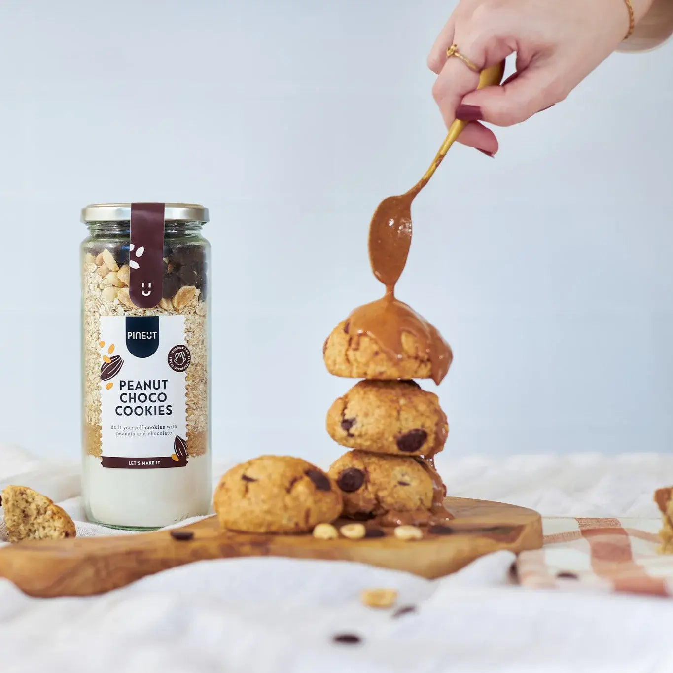 Pineut: Zelf koekjes maken | Pinda Choco Cookies
