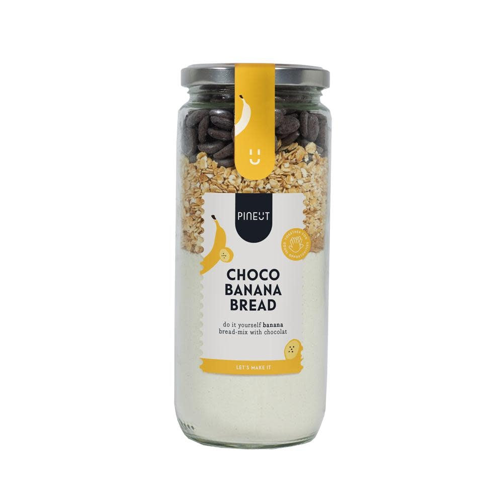 Pineut: cake Pot Choco Bananenbrood