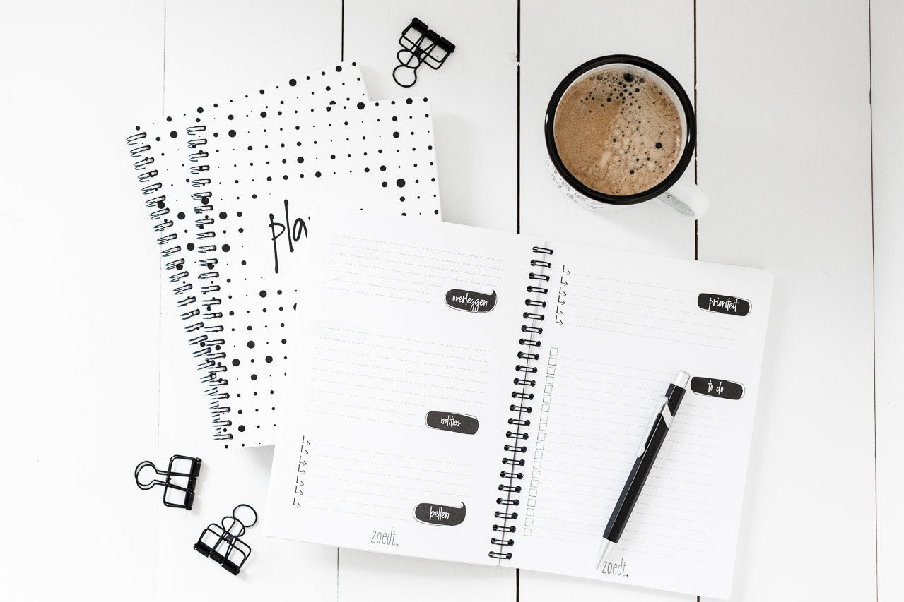 zoedt planner met dots