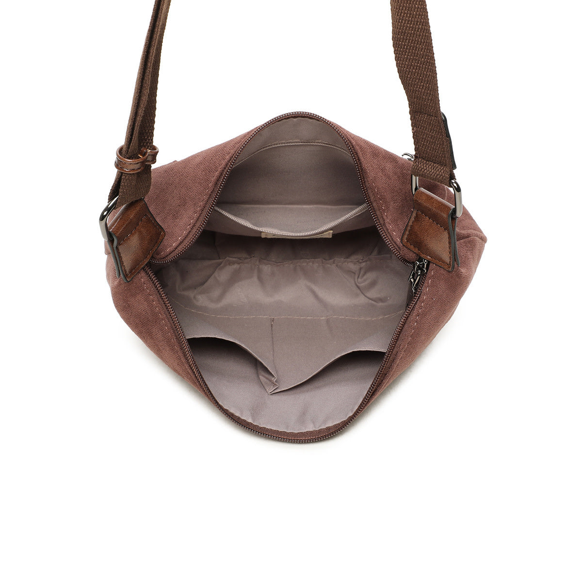Ines Delaure: handtas schoudertas - marron
