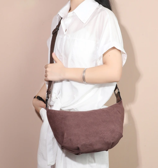 Ines Delaure: handtas schoudertas - marron