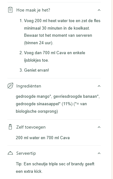 Pineut: Cava Sangria | verfrissend & feestelijk | BIO
