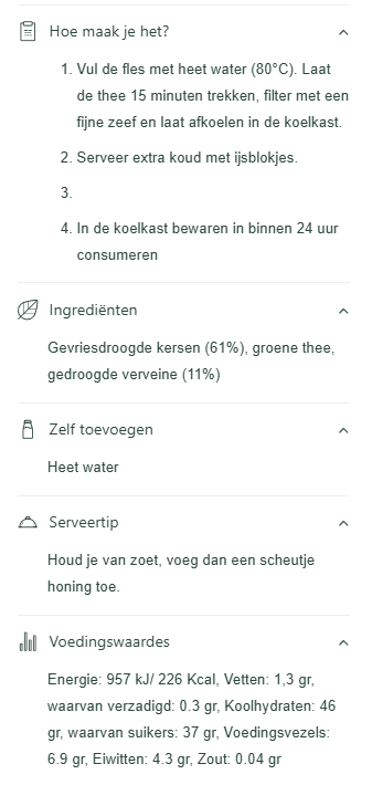 Pineut:  Zelf ijsthee maken | Iced Tea | Cherry & Verveine | Zomerdrankje