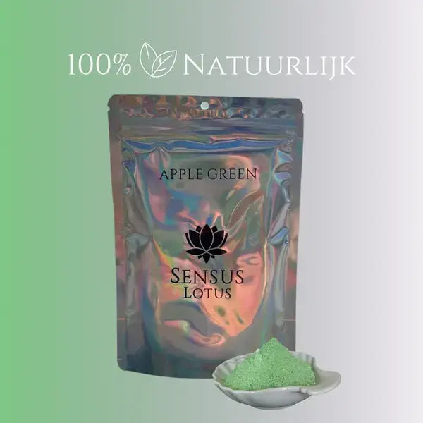 Sensus Lotus: Magisch badpoeder - 60 gr. - Apple green