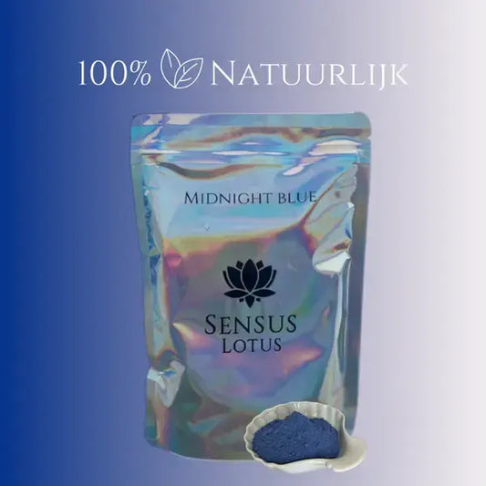 Sensus Lotus: Magisch badpoeder - 60 gr. - Midnight blue