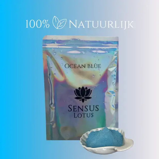Sensus Lotus: Magisch badpoeder - 60 gr. - Ocean blue