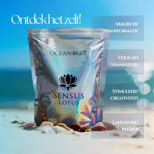 Sensus Lotus: Magisch badpoeder - 60 gr. - Ocean blue