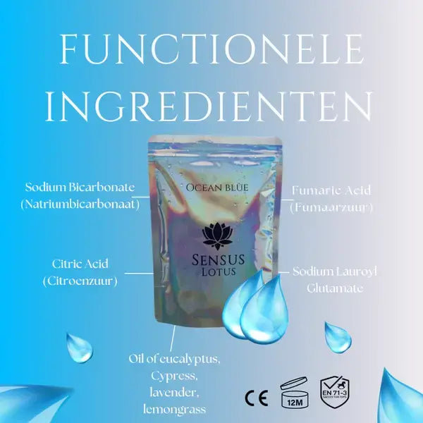Sensus Lotus: Magisch badpoeder - 60 gr. - Ocean blue